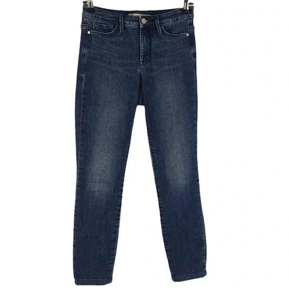 Athleta Skulptek Skinny Jeans Mid Rise Dark Wash Denim - Picture 1 of 7